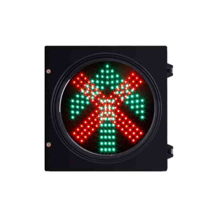 Red/green arrow/lane closure light signal