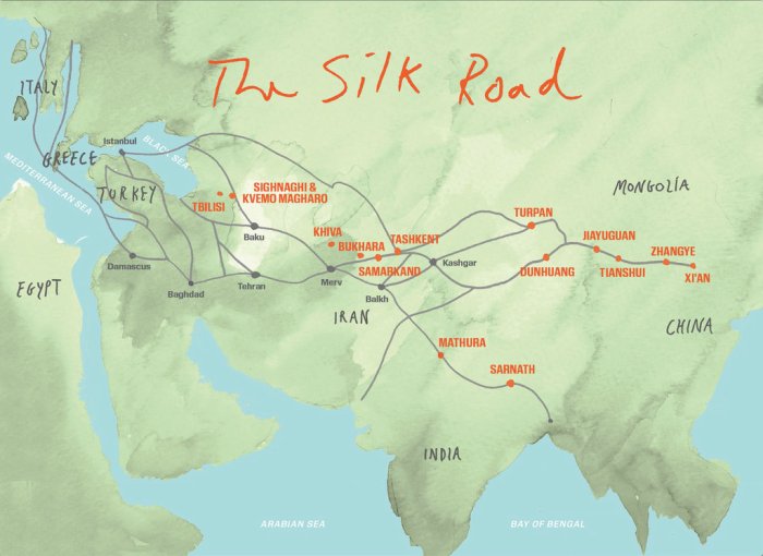 The silk road worksheet answer key