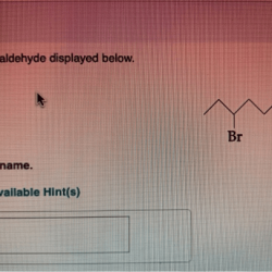 Name the aldehyde displayed below