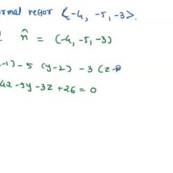 Parametric line equation