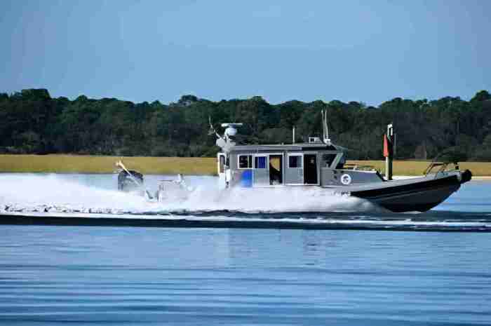 Boating activities violates homeland security restrictions